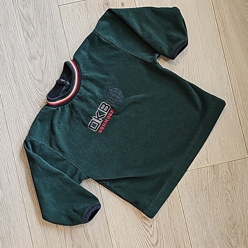 Vtg OshKosh‎ Fleece Sweater, 18m